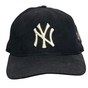 Vintage New Era Pro Model Hat Yankees MLB Diamond Collection Wool Fitted 7 1/8